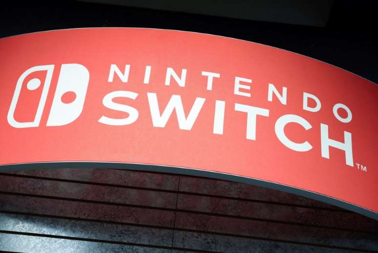Logo do Nintendo Switch em Manhattan, Nova York, Estados Unidos
07/12/2021
REUTERS/Andrew Kelly