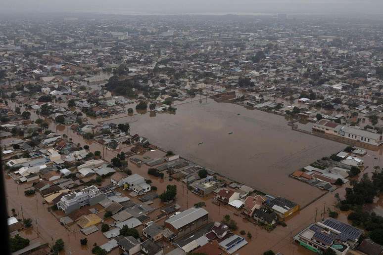 Diversos bairros de Porto Alegre foram afetados