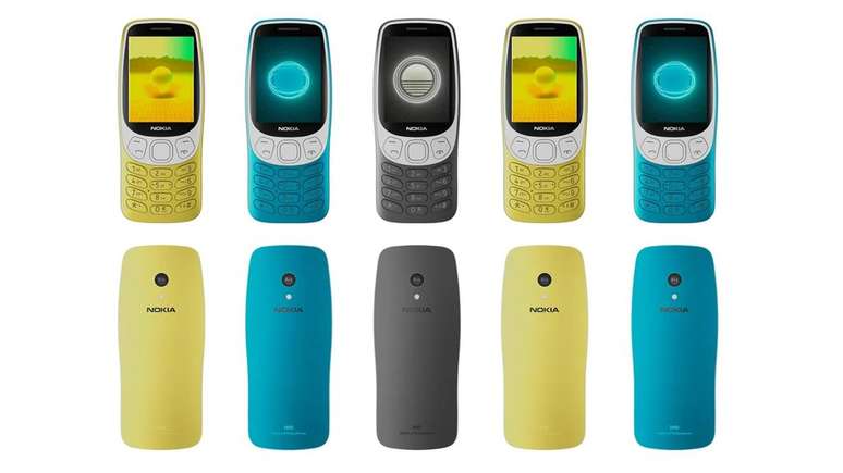 Celular será vendido em opções de cores vibrantes (Imagem: Divulgação/Nokia)