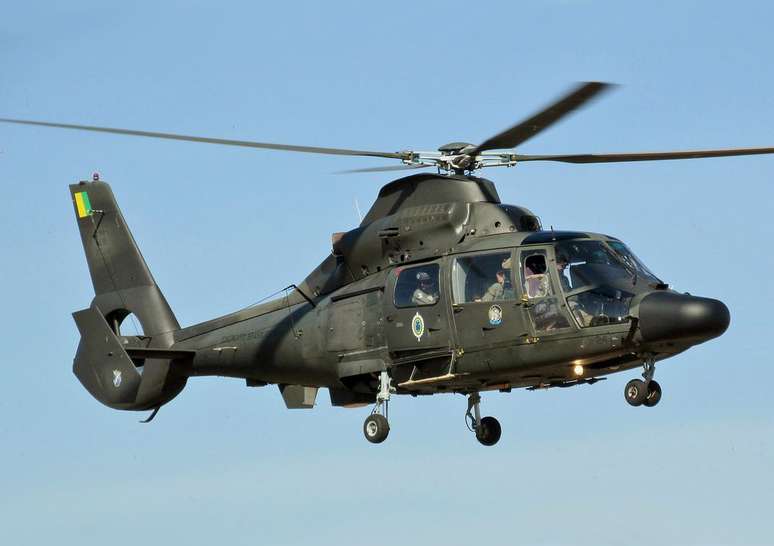 Helicóptero Pantera k2 tem sido muito importante no resgate às vítimas das enchentes no Sul (Imagem: Reprodução/Marco Aurélio Esparz, Wikimedia)