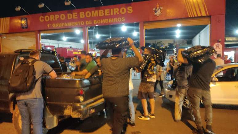 Campanha da Defesa Civil segue quente no 1º Grupamento de Bombeiros, em Curitiba.