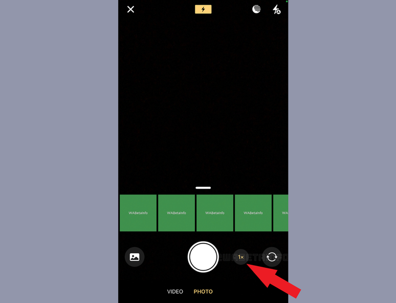 O botão de zoom já está disponível para alguns testadores (Imagem: Reprodução/WABetaInfo)
