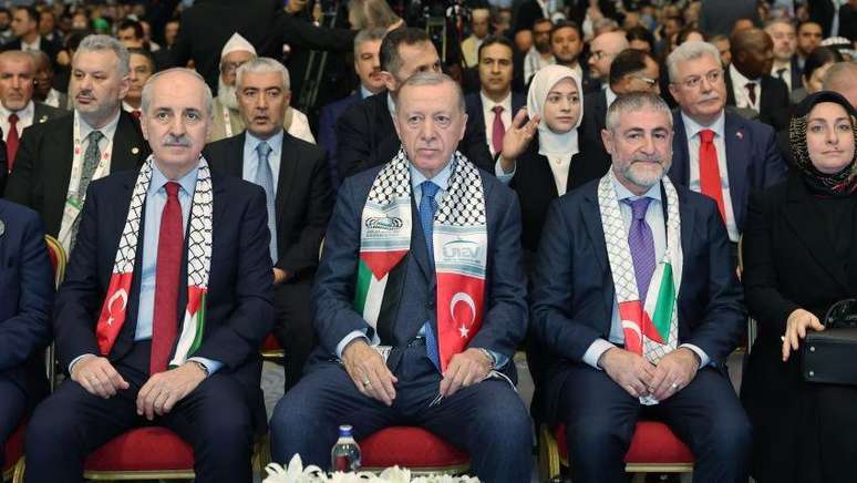 O presidente turco, Recep Tayyip Erdogan, endureceu o discurso contra Israel