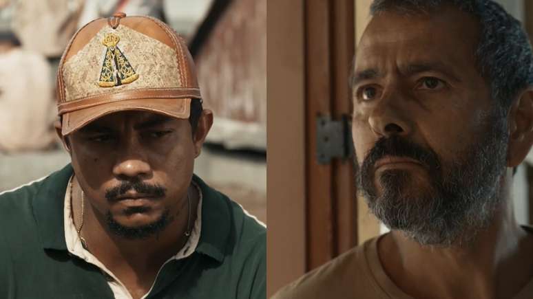  Damião (Xamã) e José Inocêncio (Marcos Palmeira) em Renascer (Divulgação / TV Globo)