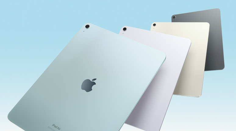 iPad Air também passa a operar apenas com 5G sub-6 GHz (Imagem: Divulgação/Apple)