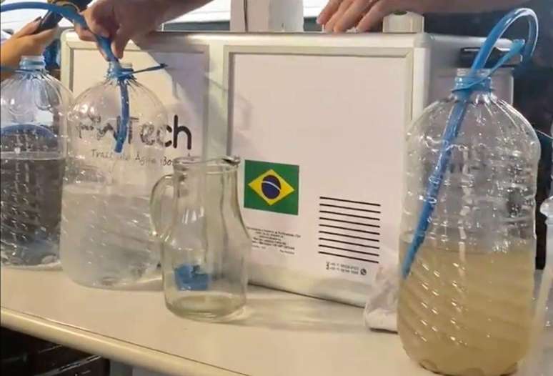 Purificador de água foi testado em Canoas (RS)