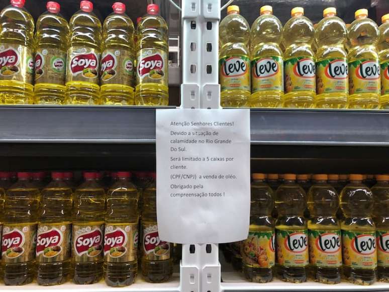 Racionamento atinge tamb&eacute;m &oacute;leo de soja