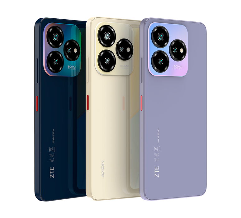 Novos celulares da ZTE apostam em ficha técnica básica, design sem inspiração e câmeras simples para atingir preço baixo (Imagem: Reprodução/ZTE)