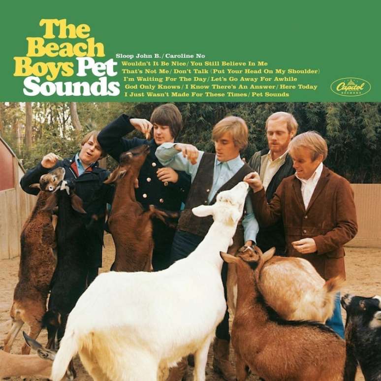 Capa de 'Pet Sounds', dos Beach Boys.