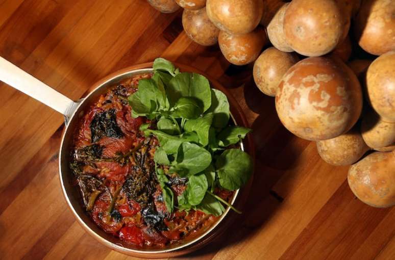 Prato do restaurante A Baianeira.