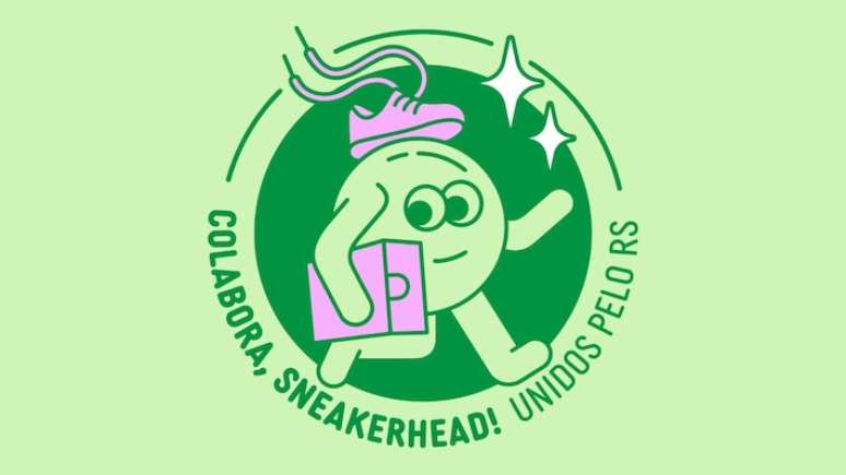Logo da campanha Colabora, Sneakerhead!