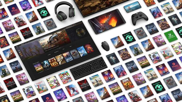 Centenas de jogos com apenas uma assinatura (Imagem: Divulgação/Xbox)