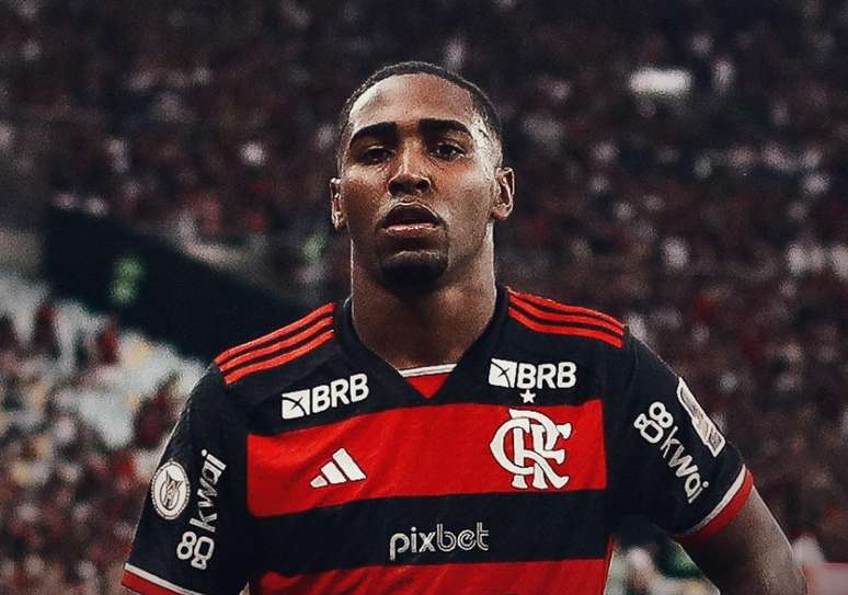 Lorran, destaque em Flamengo x Corinthians. 