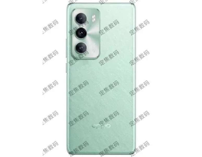 Suposto design do OPPO Reno 12 revela aparelho na cor verde com câmera tripla; Reno 12 Pro pode estrear com mudanças (Imagem: Reprodução/Weibo)
