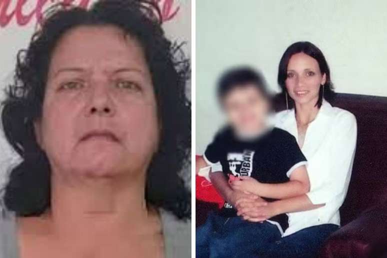 Tânia (esq.) foi presa, acusada de assassinar a filha, Andréa (dir.) em 2007