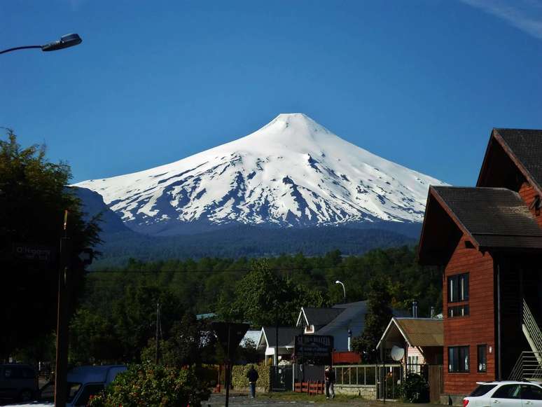 Villarica, vulc&atilde;o em Puc&oacute;n 