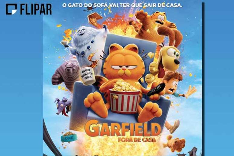 Segundo dados da Comscore, a animação “Garfield: Fora de Casa” arrecadou R$ 6,93 milhões e foi assistida por 326 mil pessoas entre quinta e domingo. Com isso, o retorno do carismático personagem às telonas liderou a bilheteria nos cinemas brasileiros no primeiro final de semana desde que entrou em cartaz.