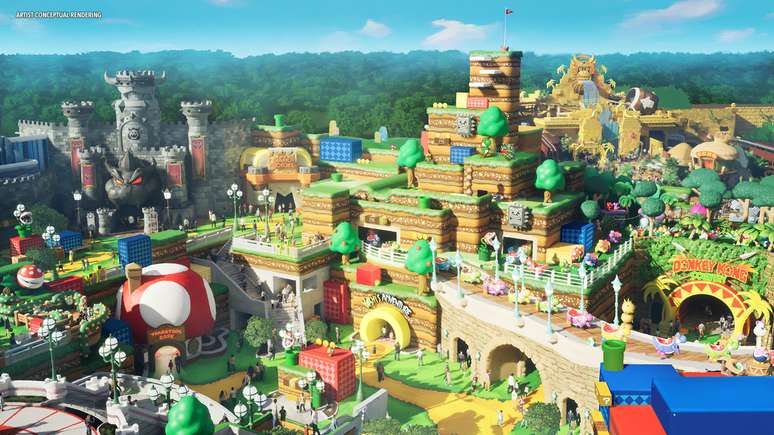 O Mushroom Kingdom será recriado dentro do Universal Epic Universe