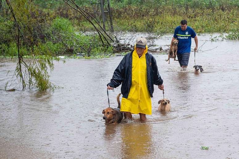 Cidade gaúcha foi uma das mais atingidas por chuvas