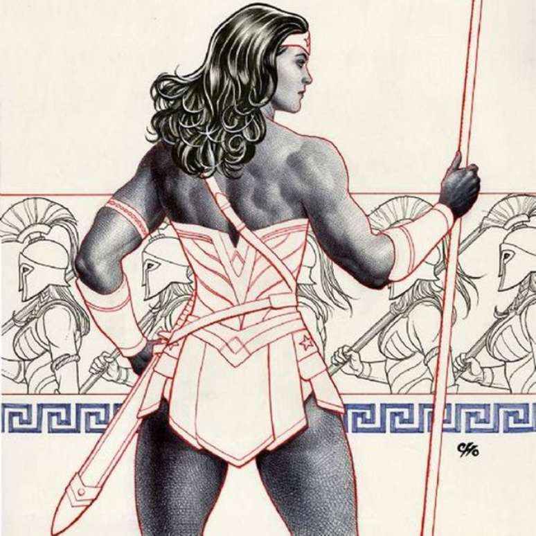Trajes da Mulher-Maravilha incomodam a visão do escritor Greg Rucka, que buscava dissociar a sexualização vista nos anos 1990  (Imagem: Reprodução/DC Comics)