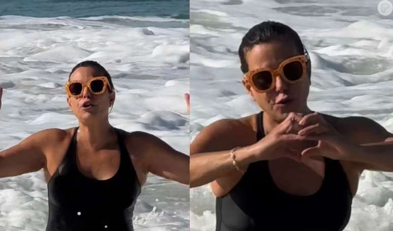 Due to a tragedy in RS, Narcisa records a video at sea and divides opinions on the web: ‘Those who criticize don’t know’