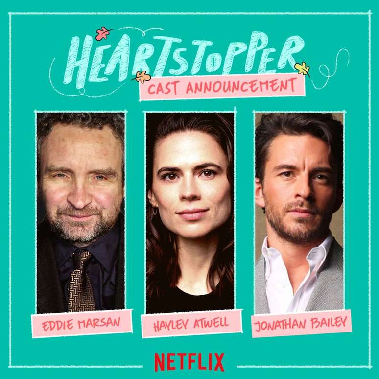 New faces from Heartstopper season 3 (Image: Disclosure/Netflix) New faces from Heartstopper season 3 (Image: Disclosure/Netflix)