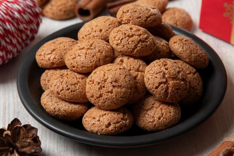 Biscoito de canela com gengibre 