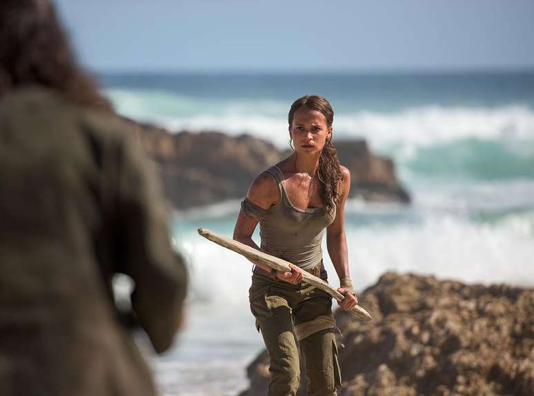 A personagem Lara Croft também foi vivida pela atriz Alicia Vikander. (Divulgação/MGM)