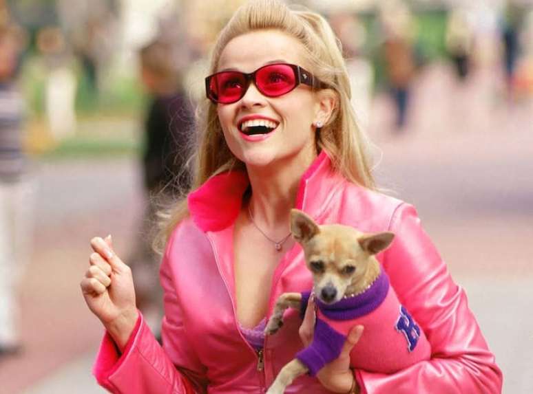 A atriz Reese Witherspoon em 'Legalmente Loira'.