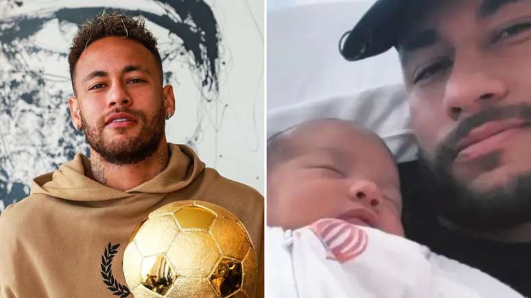 Neymar Neymar e filha, Mavie