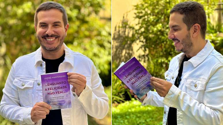 André Mantovanni lança o livro '...Enquanto a Felicidade Não Vem...'