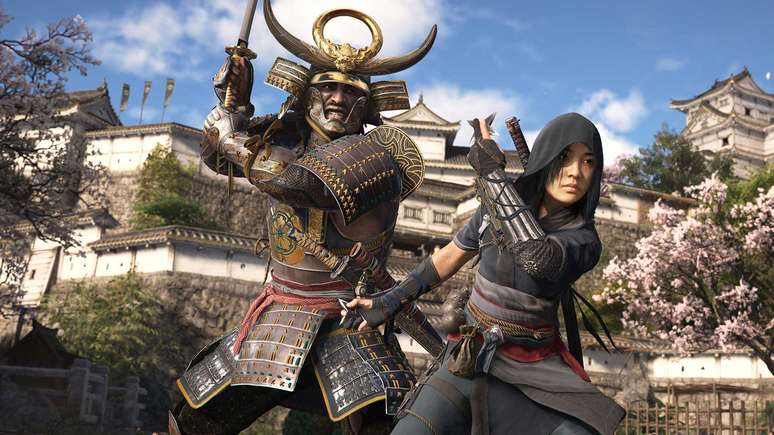 Assassin's Creed Shadows terá o samurai Yasuke e a assassina shinobi Naoe como protagonistas