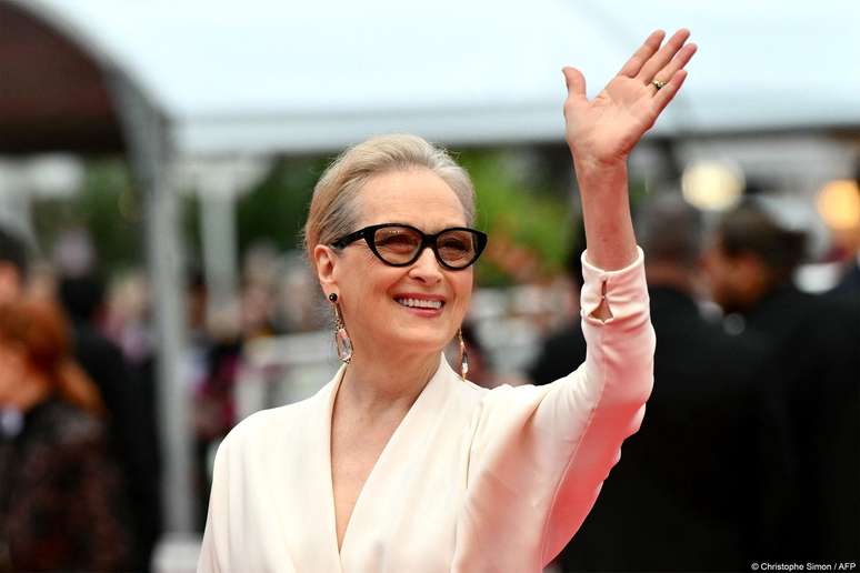 Meryl Streep é homenageada em 1º dia do Festival de Cannes 2024