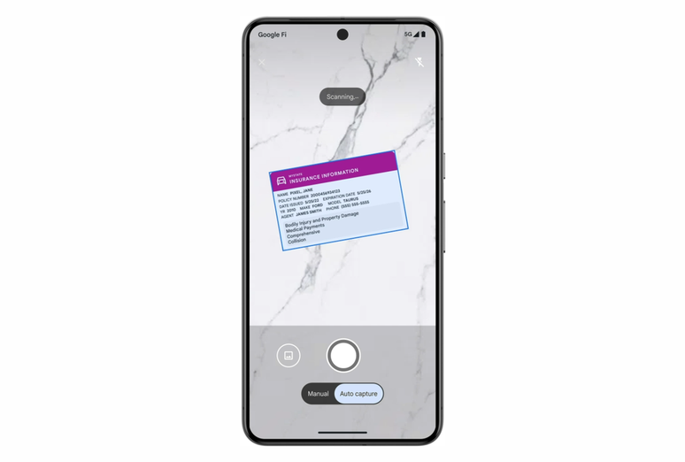Google Wallet will scan and save physical documents (Image: Disclosure/Google) Google Wallet will scan and save physical documents (Image: Disclosure/Google)