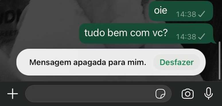 Veja como apagar mensagens no WhatsApp