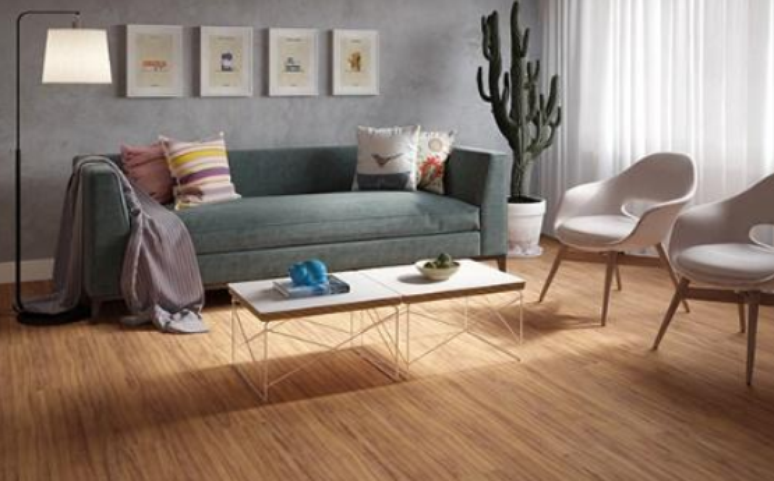 22. Amêndola Curaçao pode ser especificado para criar espaços acolhedores e com um estilo retrô – Foto: Durafloor