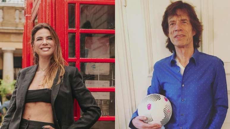 Luciana Gimenez e Mick Jagger