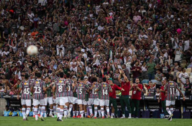 Lucas Merçon/Fluminense FC - Legenda: Marcelo foi um dos destaques do Fluminense na vitória sobre o Cerro Porteño -