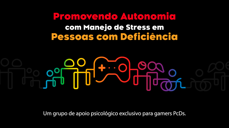 Grupo de apoio visa oferecer suporte emocional e promover o bem-estar psicológico para gamers PcD.