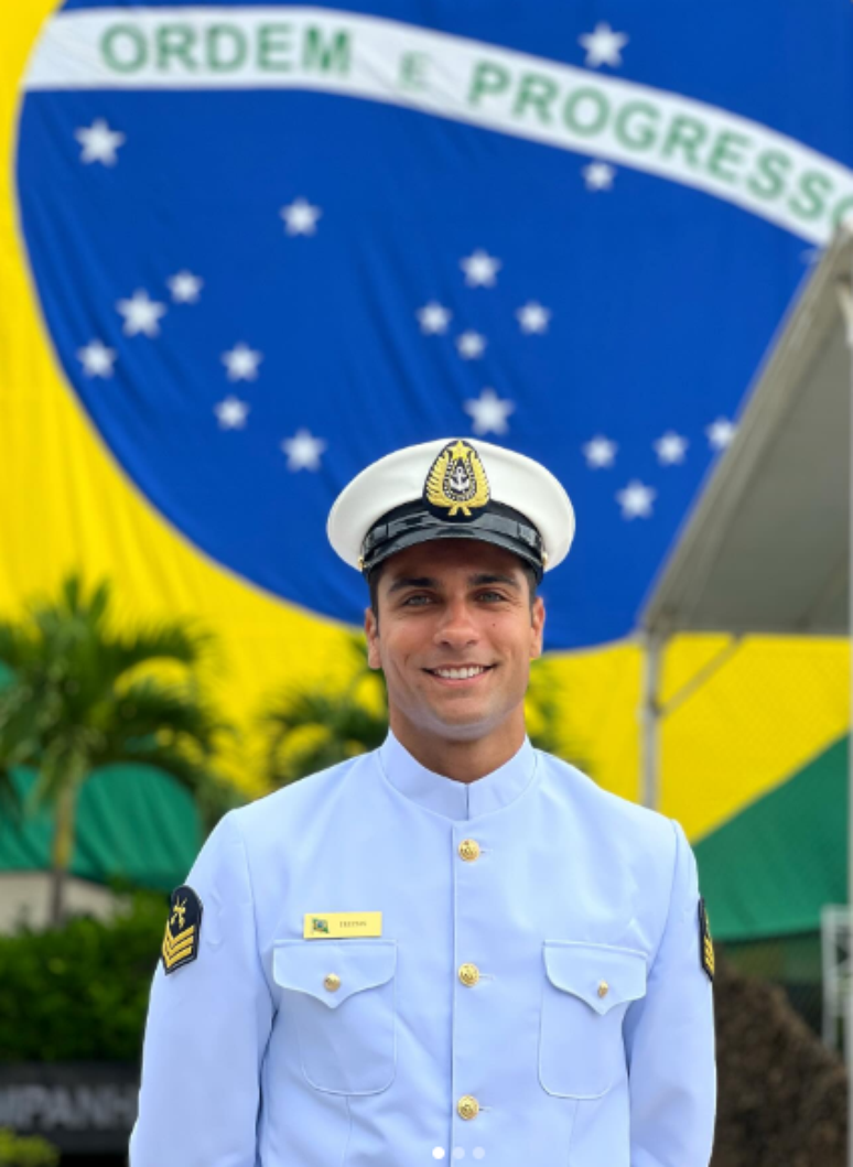 Vinicius Freitas, atleta profissional de Vôlei de Praia e atleta da Marinha