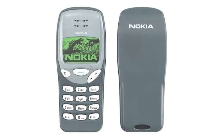 Nokia 3210, lançado pela Nokia em 1999