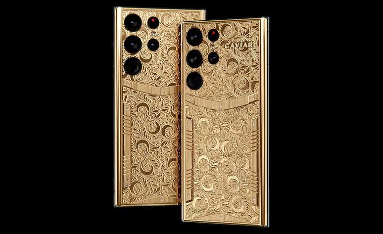Samsung Galaxy S24 Ultra Pure Gold (Image: Reproduction/Caviar International) Samsung Galaxy S24 Ultra Pure Gold (Image: Reproduction/Caviar International)