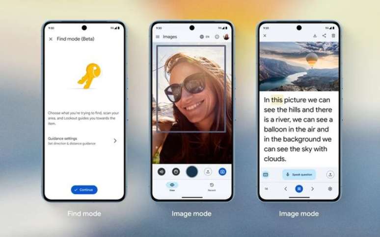 Lookout finds objects and creates image summaries with artificial intelligence (image: Disclosure/Google)
