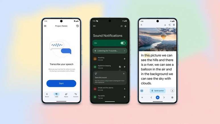 Android Accessibility will find objects with the camera