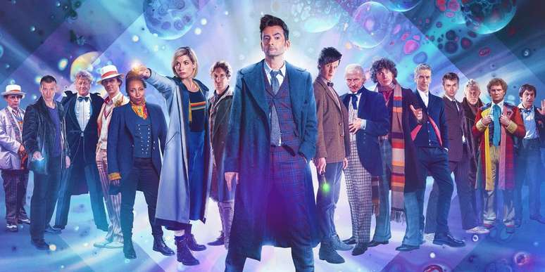 Tem até Doutor de outro universo em Doctor Who (Imagem: Reprodução/BBC)