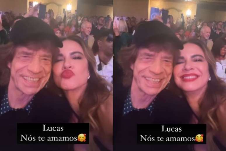 Mick Jagger e Luciana Gimenez celebram formatura do filho, Lucas