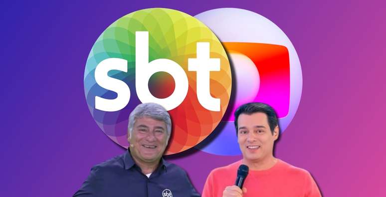 Cleber Machado, da equipe de transmissão do futebol, e Celso Portioli, do 'Domingo Legal', ajudam o SBT a vencer eventualmente a Globo por alguns minutos
