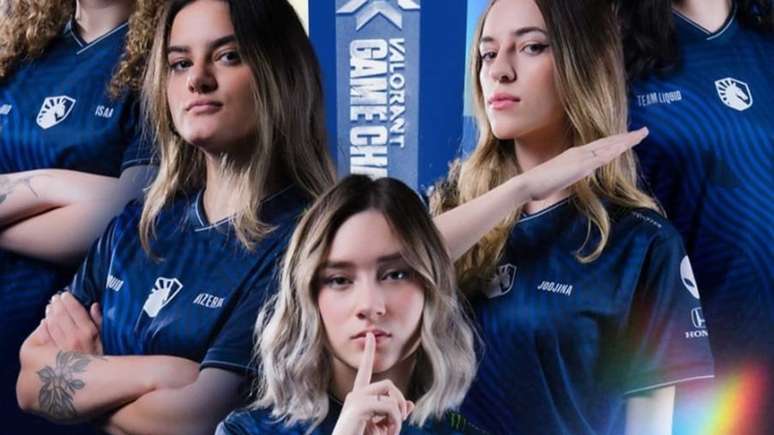 Team Liquid tem as jogadoras Isabeli “isaa” Esser, Leticia “joojina” Paiva, Natália “daiki” Vilela, Paula “bstrdd” Nagui e Vitória “bizerra” Vieira