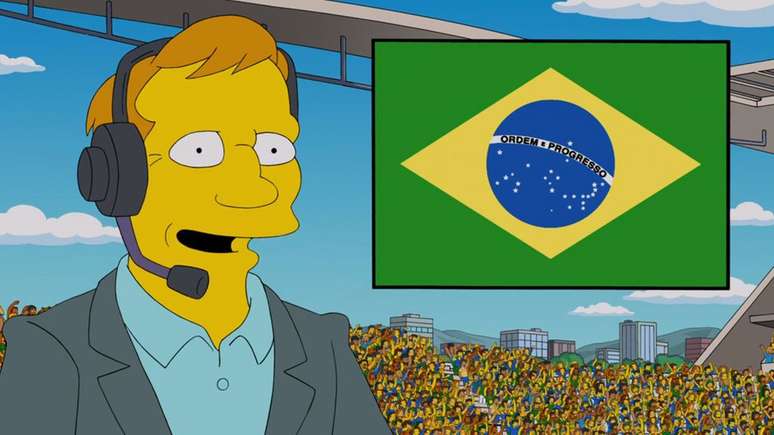 Muito antes da final da Copa do Mundo, o seriado já havia acertado que o Brasil enfrentaria a Alemanha no fim da competição (Imagem: Reprodução/Fox)