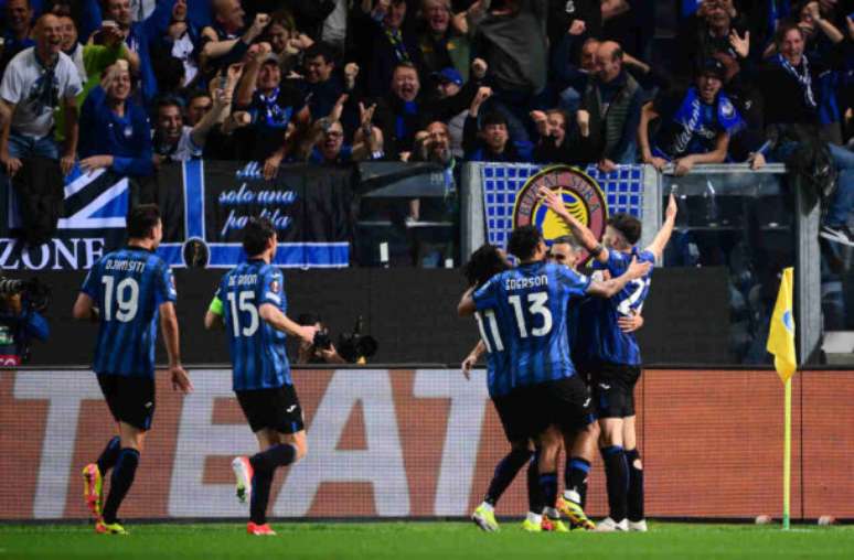 Marco Bertorello/AFP via Getty Images - Legenda: Atalanta conquista vaga na Liga dos Campeões